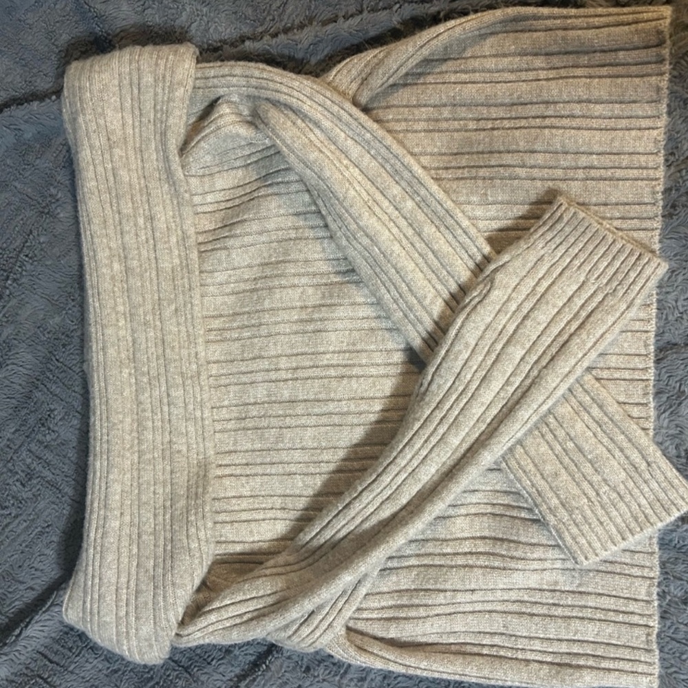 Wild Fable Beige Off The Shoulder Sweater